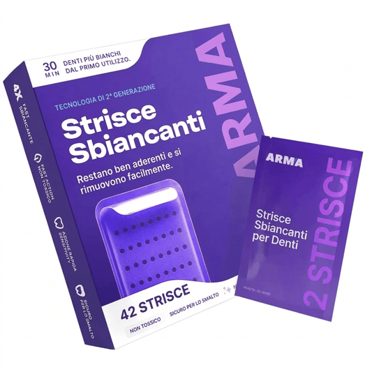 ARMA Strisce Sbiancanti - Sorriso Brillante in 30 Min! - ARMA